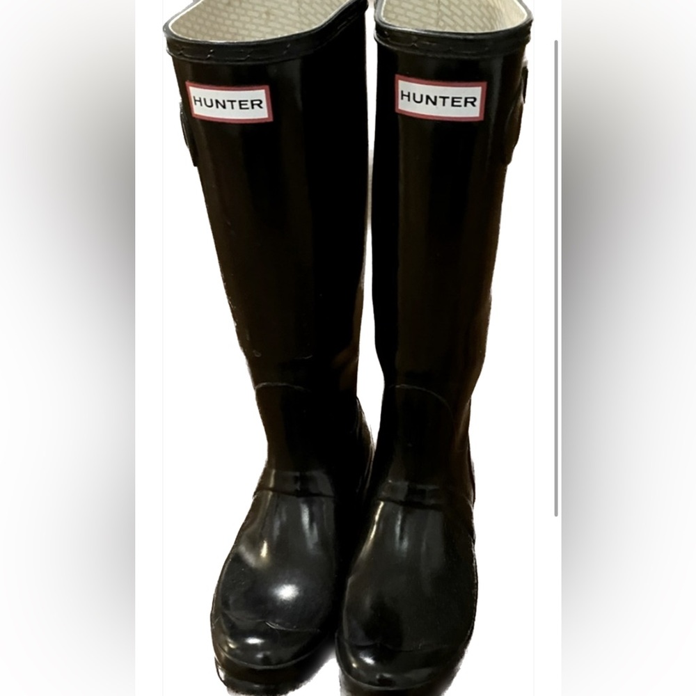 HUNTER Tall Boots-Black